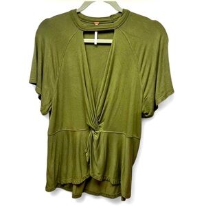 Free People Olive Green Top size M
(MSRP $78)